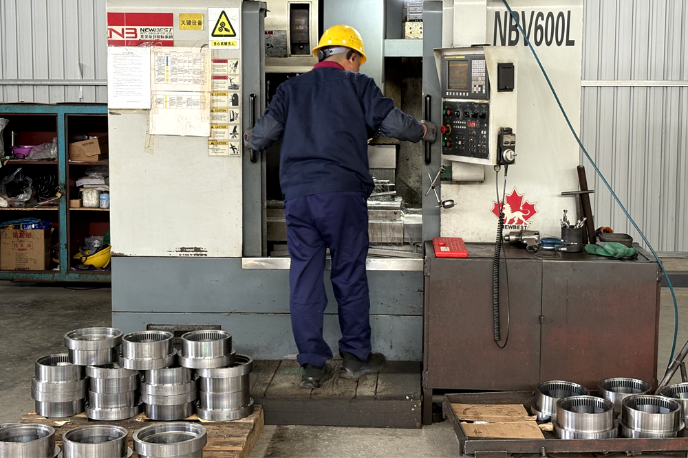 In-house machining of key metal components