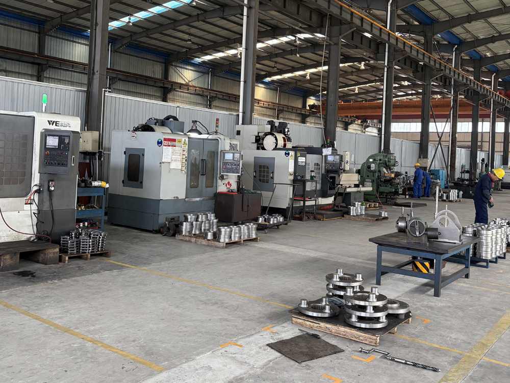 In-house machining of key metal components